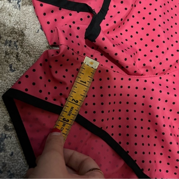 Nike Dri-Fit Pink & Black Polka Dot Athletic Shorts Size XL - Picture 7 of 7